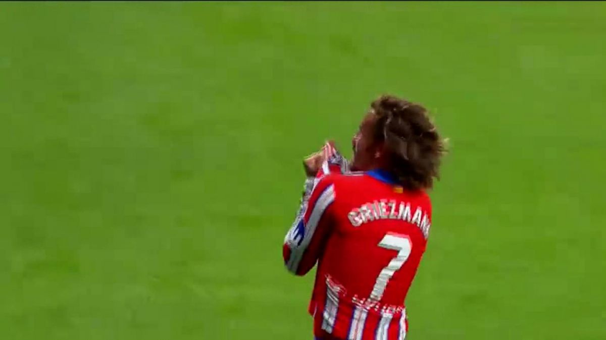 گل دوم اتلتیکو مادرید به والنسیا (گریزمان)