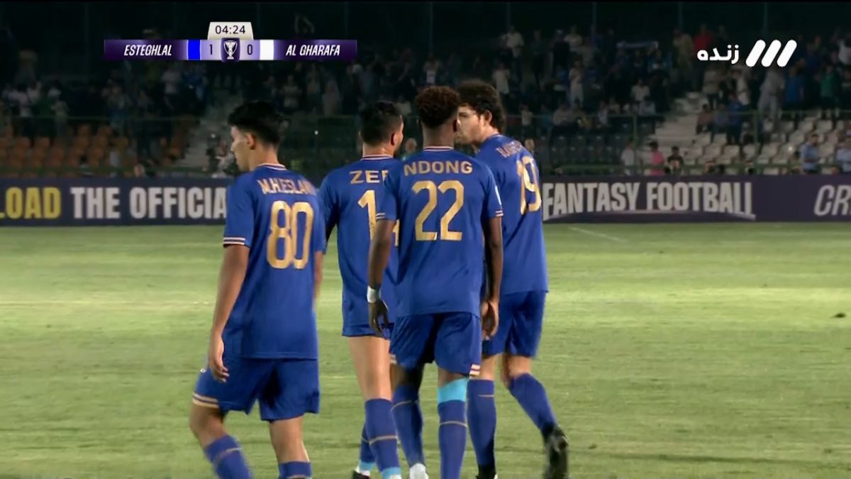 گل اول استقلال به الغرافه (گل به خودی)