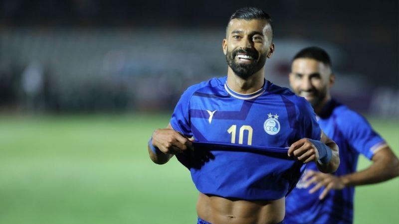 گل دوم استقلال به الغرافه (گل زیبای رامین رضاییان)