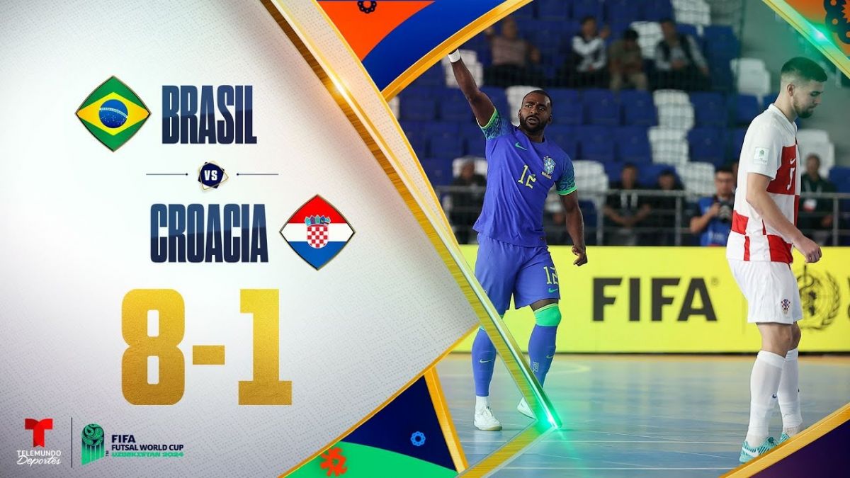 خلاصه بازی فوتسال برزیل 8-1 کرواسی (جام جهانی فوتسال 2024)
