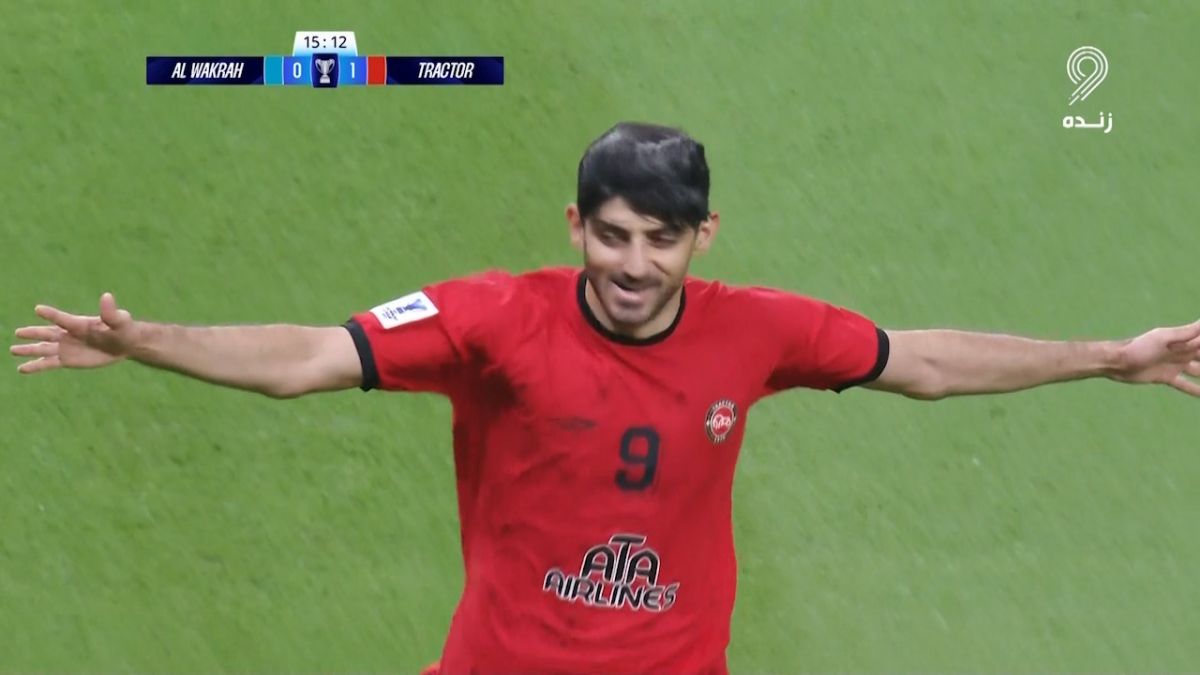 گل دوم تراکتور به الوکره (ضربه زیبای مهدی ترابی)