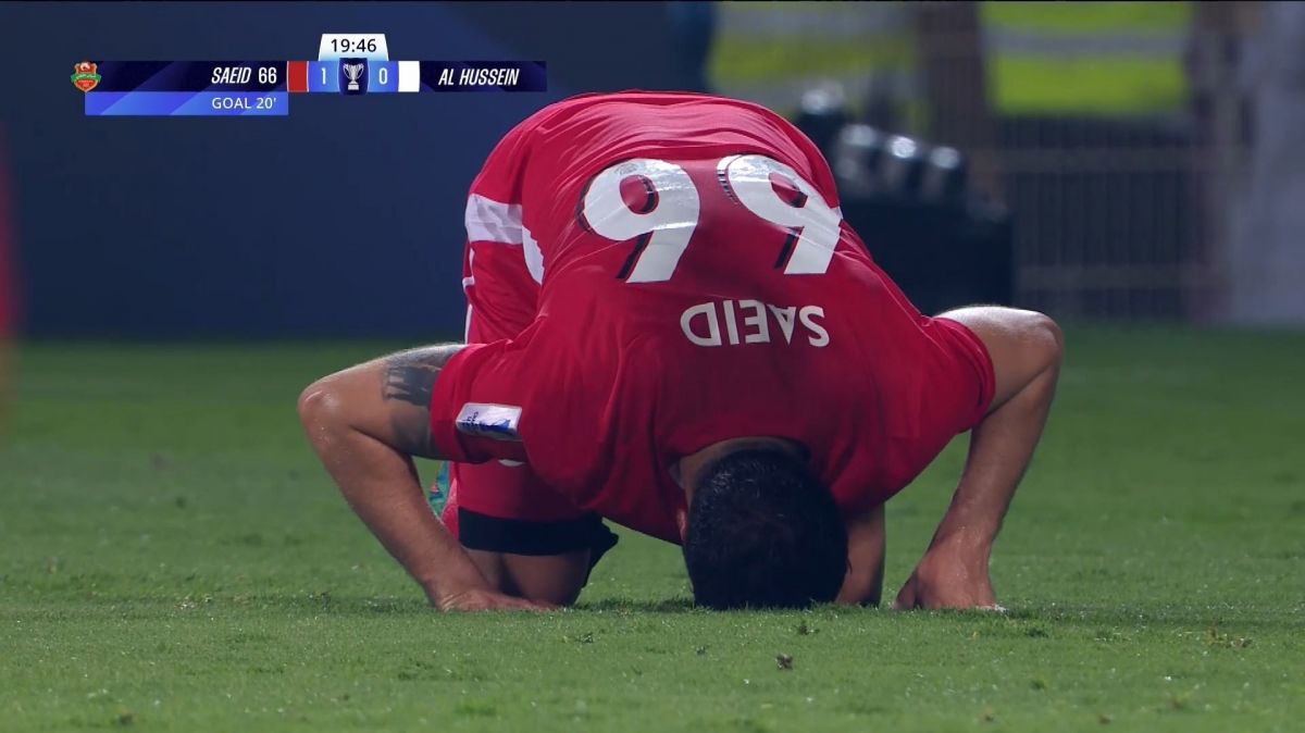 گل اول شباب الاهلی امارات به الحسین اردن (سعید عزت اللهی)