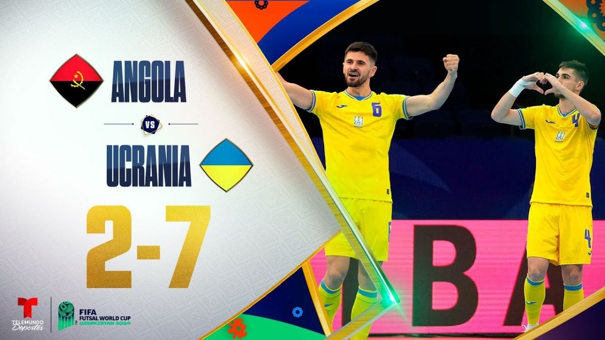 خلاصه بازی فوتسال آنگولا 2-7 اوکراین (جام جهانی فوتسال 2024)