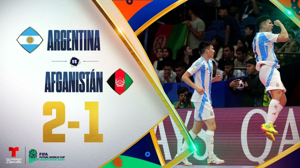 خلاصه بازی فوتسال افغانستان 1-2 آرژانتین (جام جهانی فوتسال 2024)