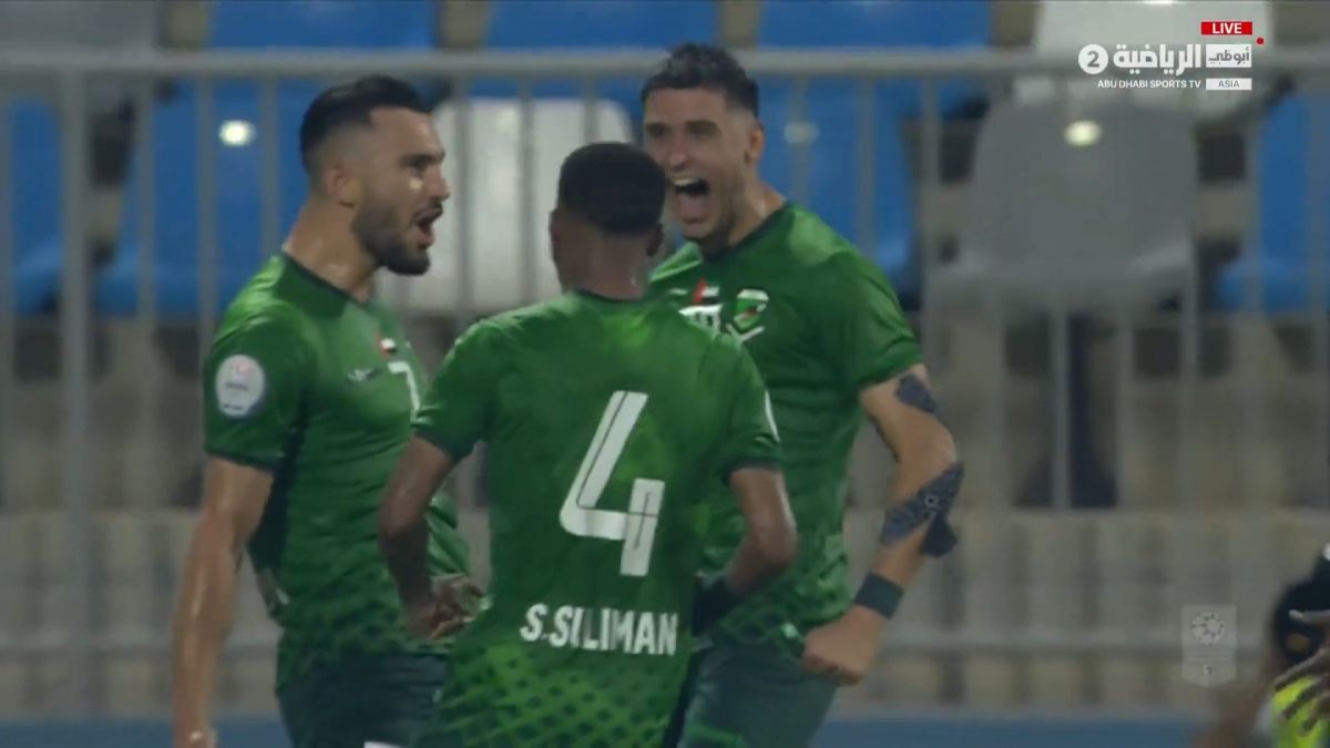 گل اول العروبه به الخلیج خور فکان (سوپرکاشته محمدرضا آزادی)