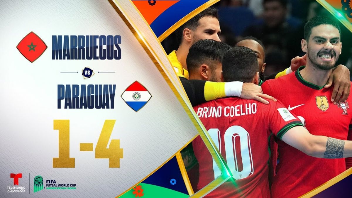 خلاصه بازی فوتسال پرتغال 4-1 مراکش (جام جهانی فوتسال 2024)