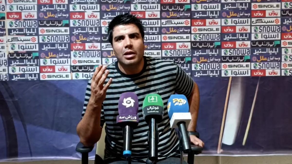 اختصاصی/ نشست خبری بعد از بازی مس شهر بابک - آریو اسلامشهر