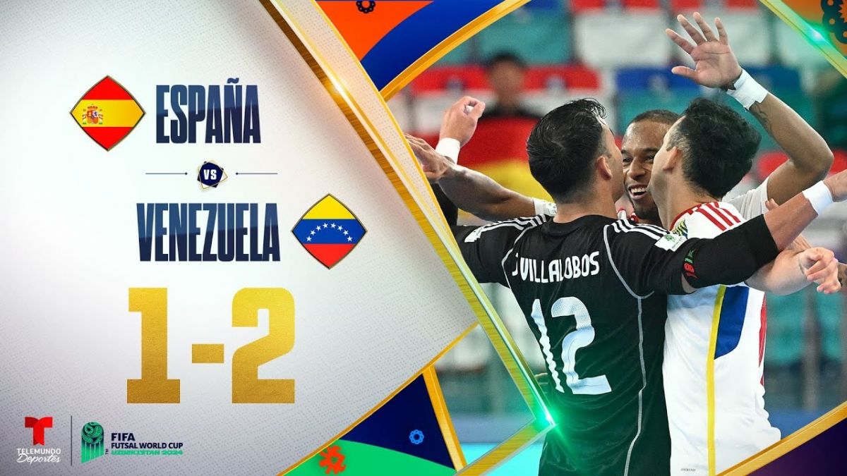 خلاصه بازی فوتسال اسپانیا 1-2 ونزوئلا (تیم سوم گروه ایران راهی 1/4 نهایی شد)