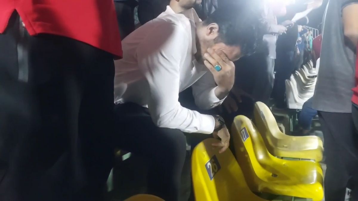 اختصاصی/ وضعیت حسین بادامکی معاون باشگاه پرسپولیس حین پنالتی کنعانی زادگان مقابل استقلال