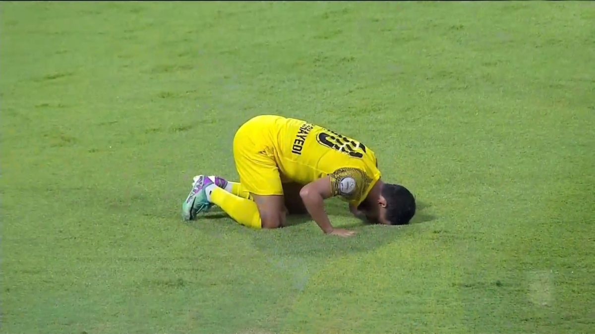 گل اول الاتحاد کلبا به الخلیج خور فکان (مهدی قایدی)