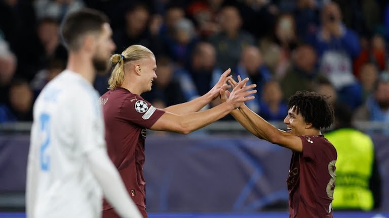 گل سوم منچسترسیتی به اسلوان براتیسلاوا (هالند)