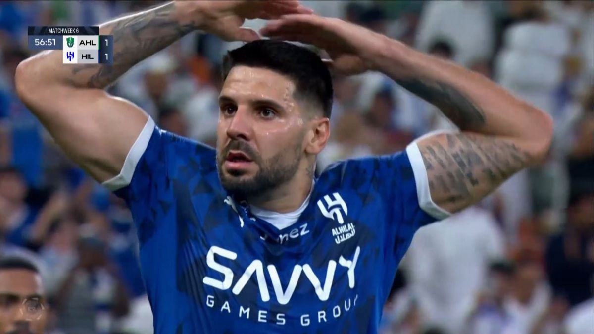 گل اول الهلال به الاهلی عربستان (میتروویچ)