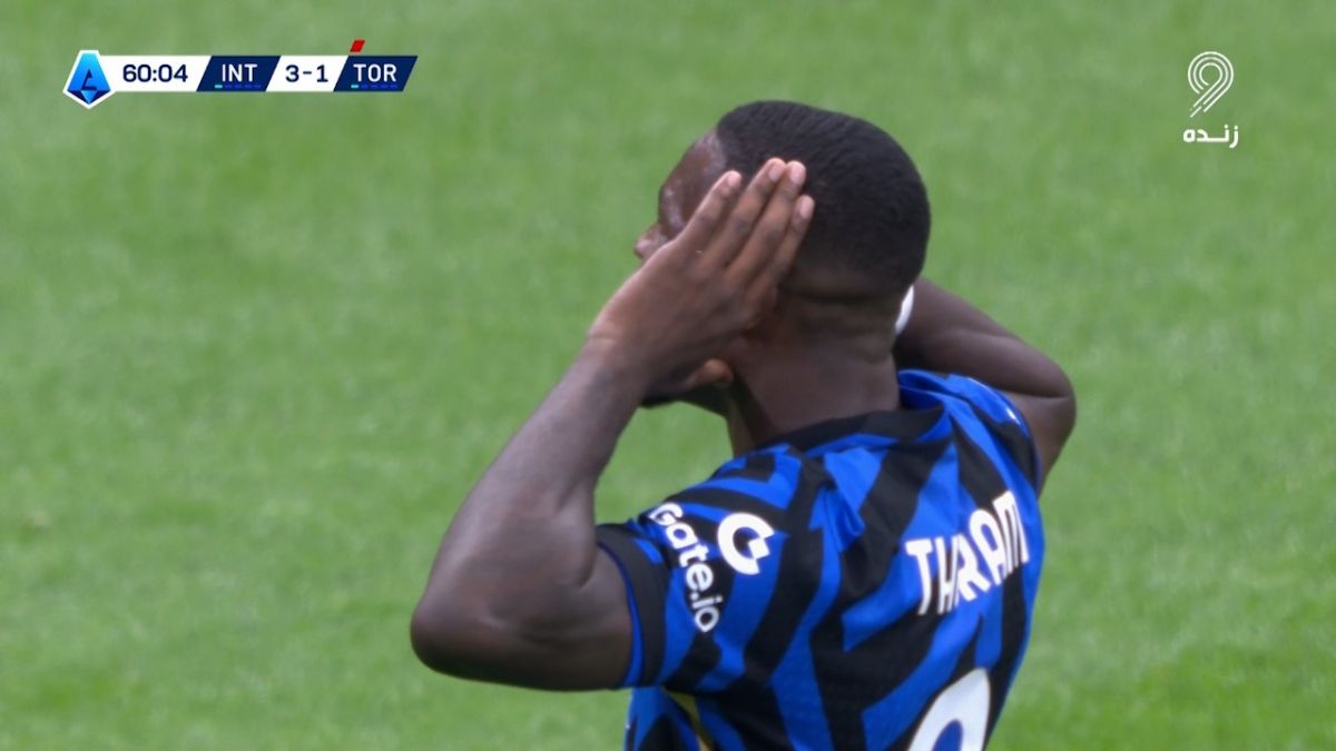 گل سوم اینتر به تورینو (هت تریک تورام)