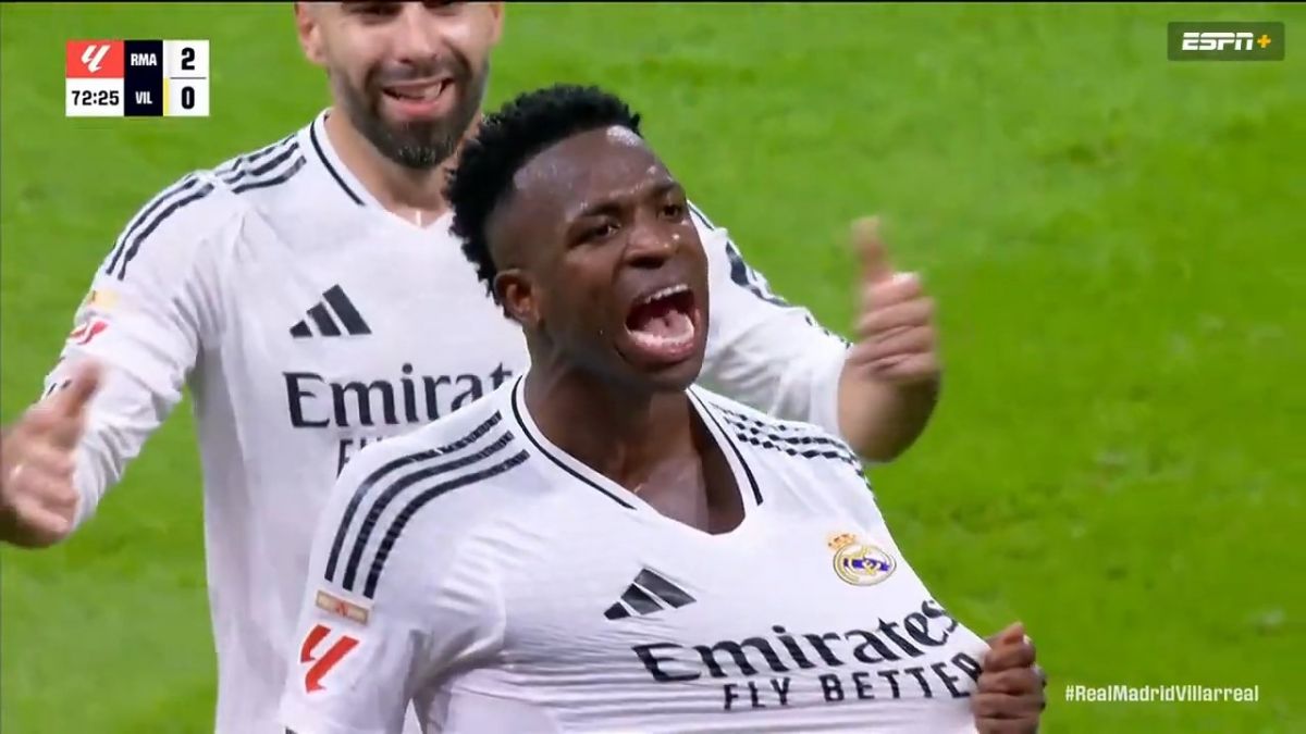 گل دوم رئال مادرید به ویارئال (گل زیبای وینیسیوس)