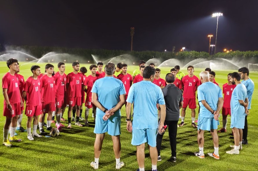 عزم بالای ملیپوشان نوجوان در فوتبال درون تیمی