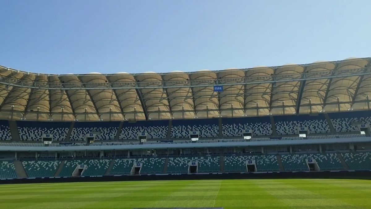 اختصاصی/ نمایی از ورزشگاه بنیادکار محل بازی ازبکستان و ایران