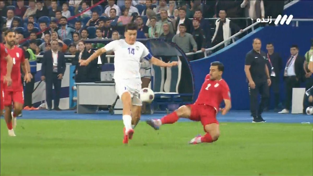 اخراج مستقیم صالح حردانی مقابل ازبکستان