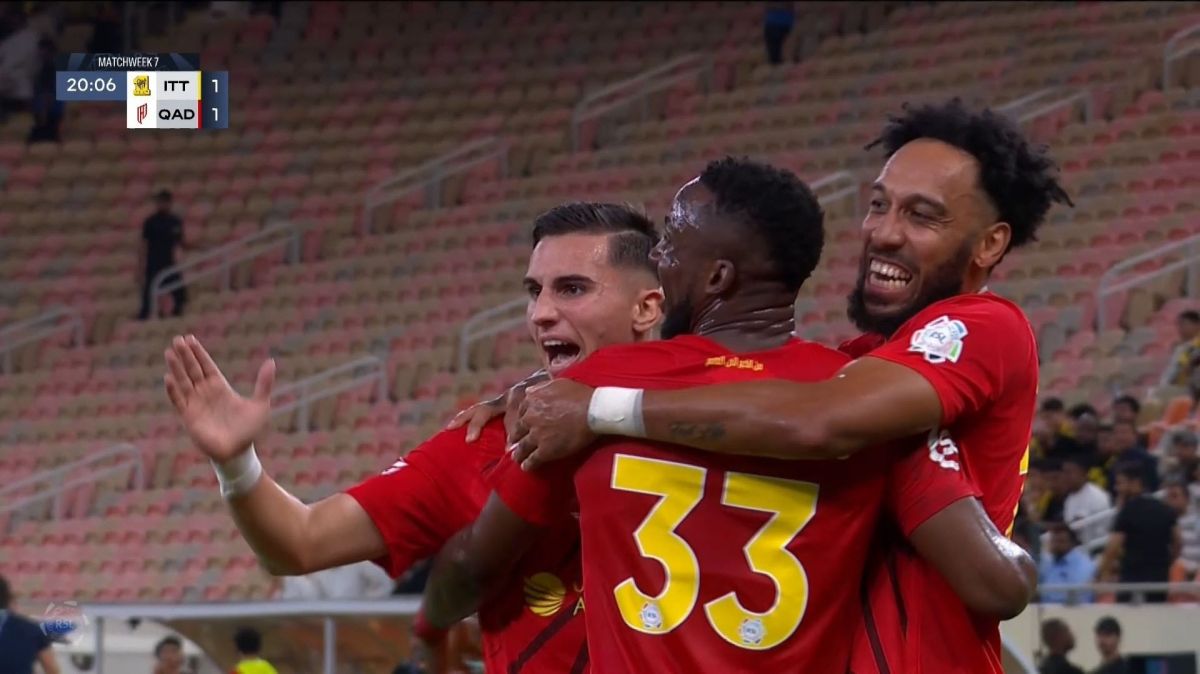 گل اول القادسیه عربستان به الاتحاد (اوبامیانگ)