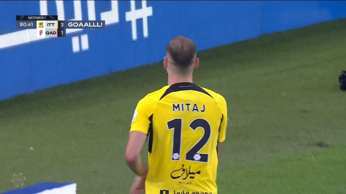 گل سوم الاتحاد به القادسیه عربستان (میتای)