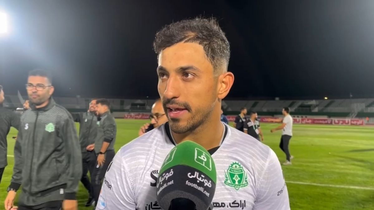 اختصاصی/ مصاحبه  امین کاظمیان مهاجم آلومینیوم اراک پس از دبل مقابل فولاد