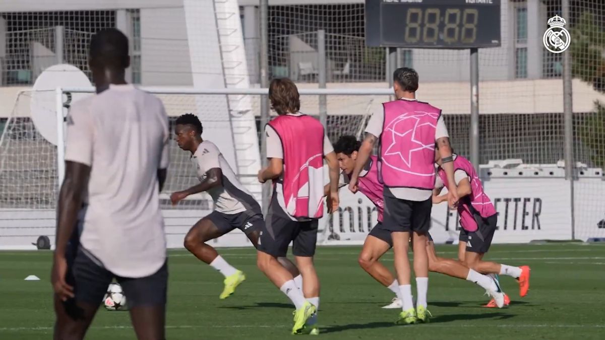 تمرینات آماده سازی ستارگان رئال مادرید