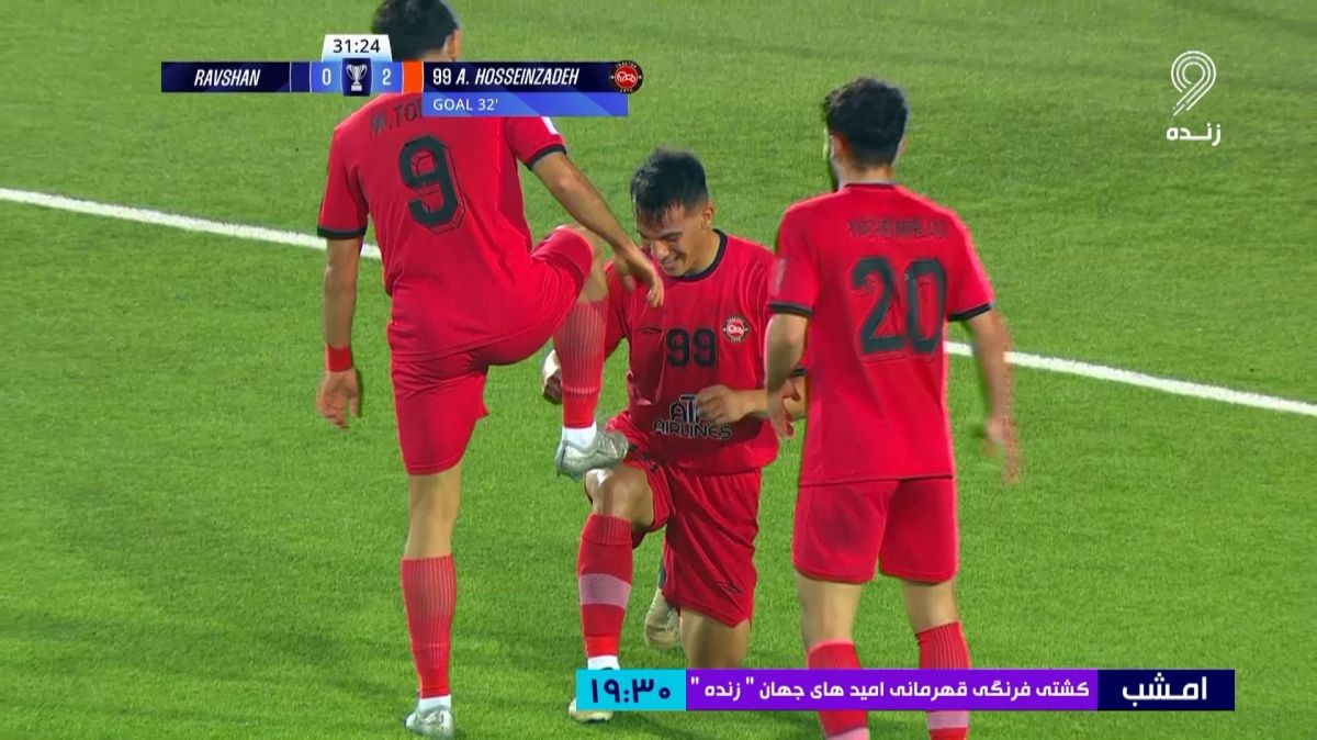 گل دوم تراکتور به روشن تاجیکستان (دبل امیرحسین حسین زاده)