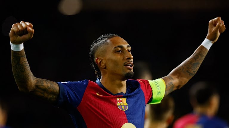 گل سوم بارسلونا به بایرن مونیخ (گل تماشایی رافینیا)