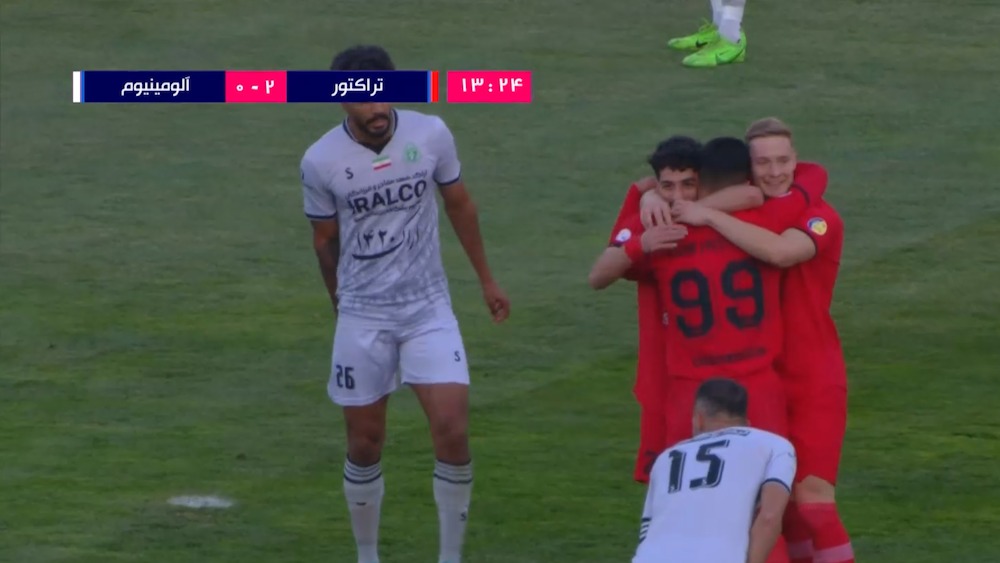 گل دوم تراکتور به آلومینیوم (هاشم نژاد)