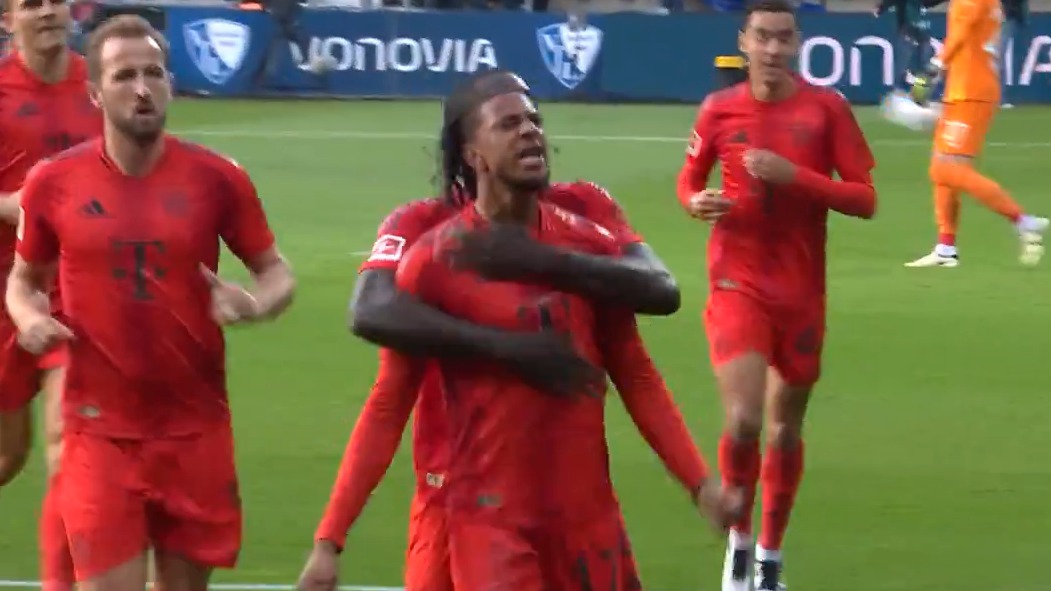 گل اول بایرن مونیخ به بوخوم (ضربه کاشته زیبای اولیسه)