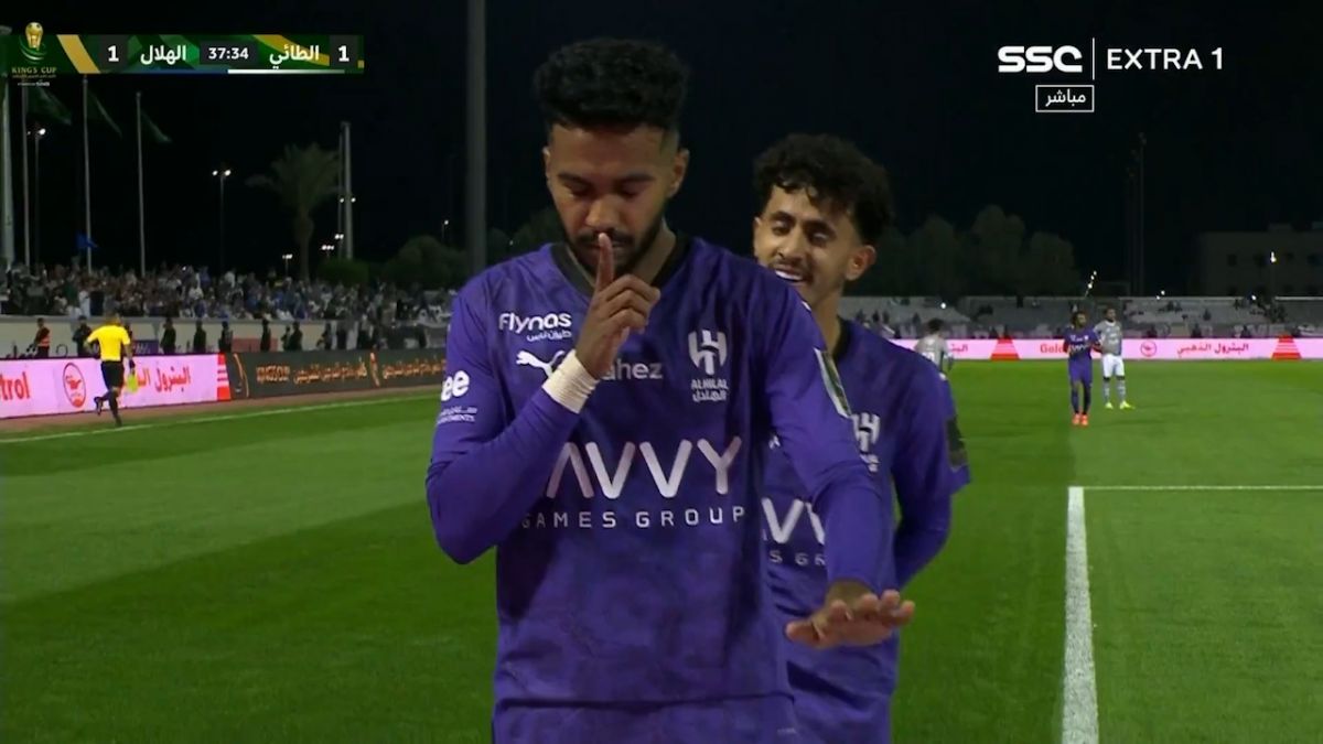 گل دوم الهلال به الطائی (خلید الغنام)