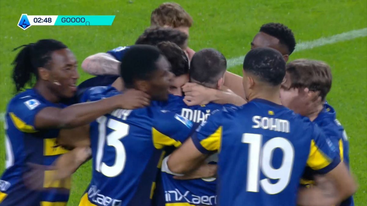 گل اول پارما به یوونتوس (انریکو دل پراتو)