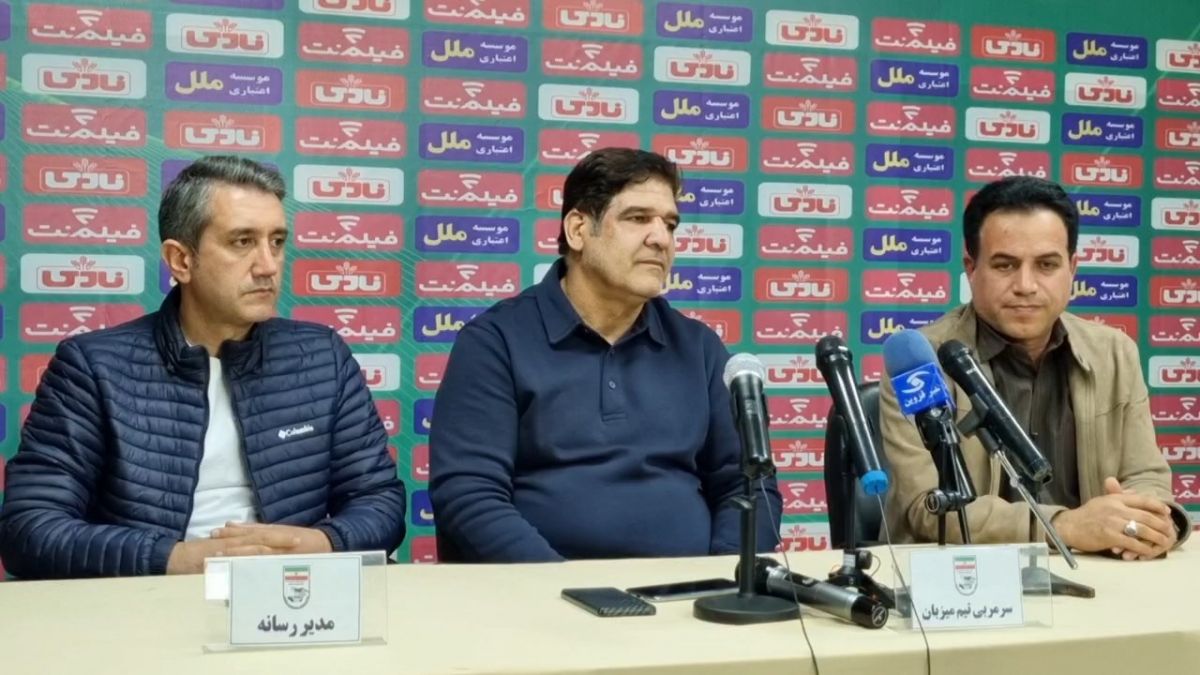 اختصاصی/ صحبت‌های رضا مهاجری در نشست خبری پس از دیدار شمس آذر و خیبر