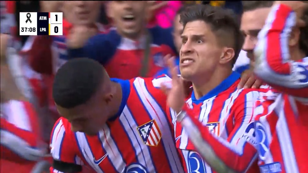 گل اول اتلتیکو مادرید به لاس پالماس (سیمئونه)