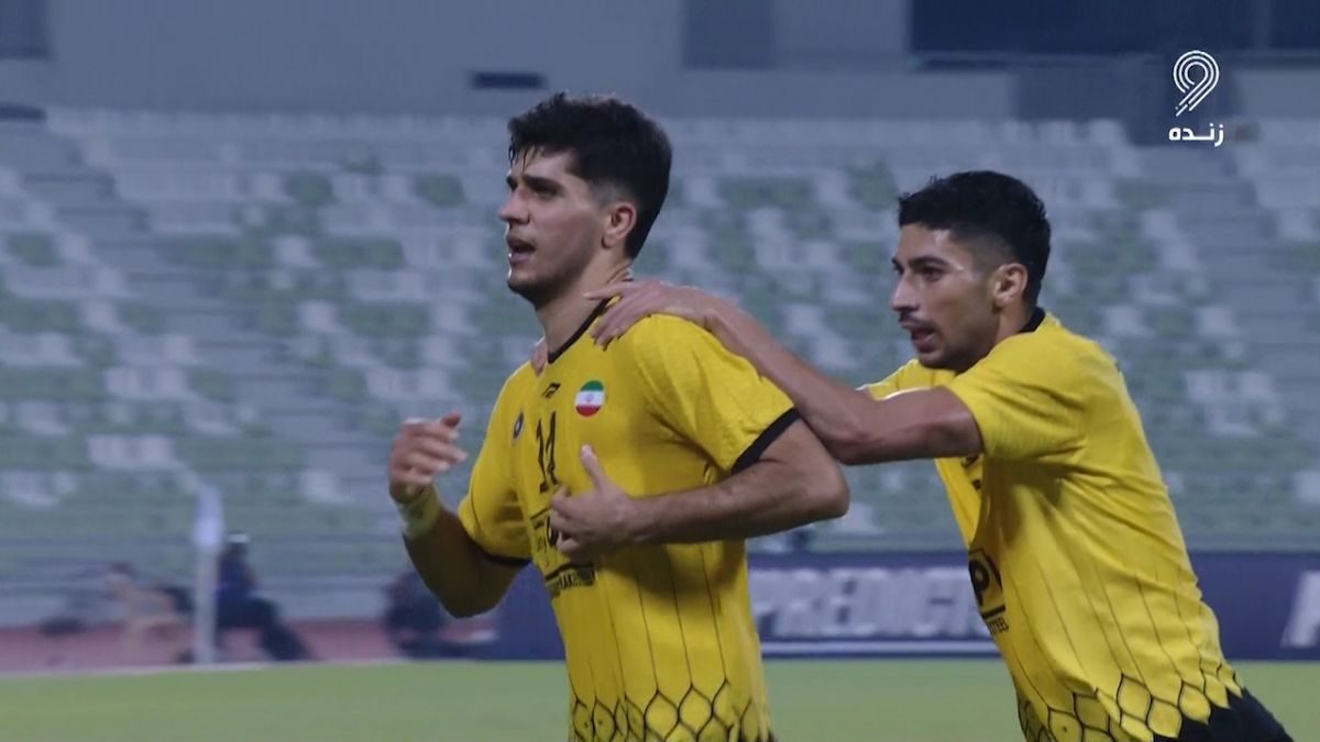 گل دوم سپاهان به الشارجه (آریا یوسفی)