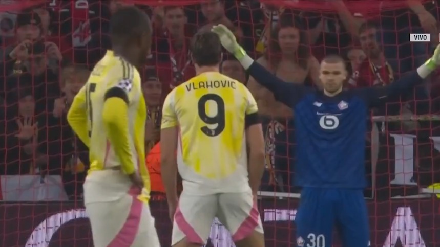 گل اول یوونتوس به لیل (ولاهوویچ)