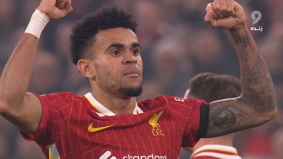 گل سوم لیورپول به بایرلورکوزن (دبل لوئیز دیاز)