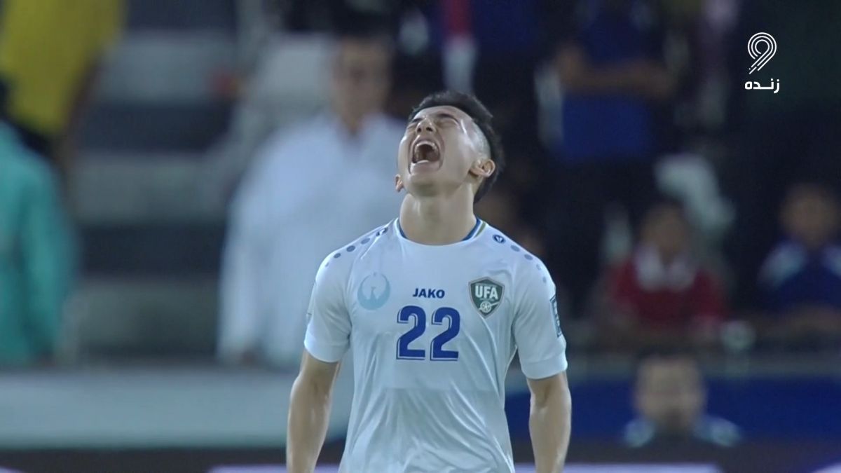 گل اول ازبکستان به قطر (فیض‌الله‌یف)