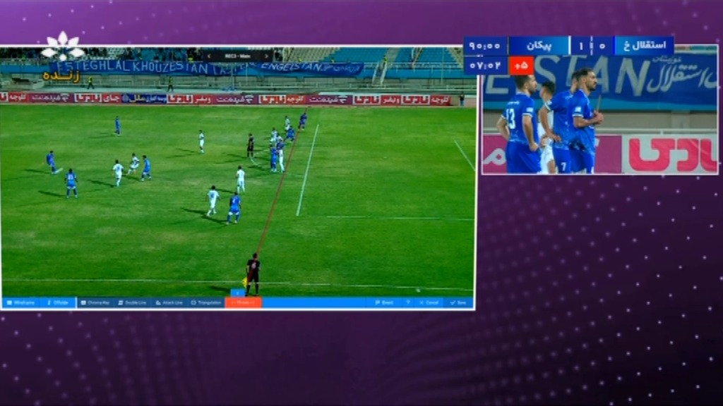 جنجالی/ گل اول استقلال خوزستان به پیکان در دقیقه پایانی توسط VAR مردود اعلام شد/ اشتباه وی ای آر در دقیقه 97 باعث حذف استقلال خوزستان شد ؟!