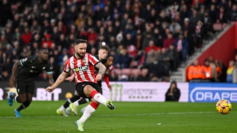 گل اول ساوتهمپتون به لیورپول (آرمسترانگ)