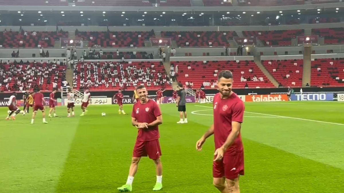 اختصاصی/ گزارشی از هواداران پرسپولیس و تمرینات بازیکنان قبل از دیدار با الریان