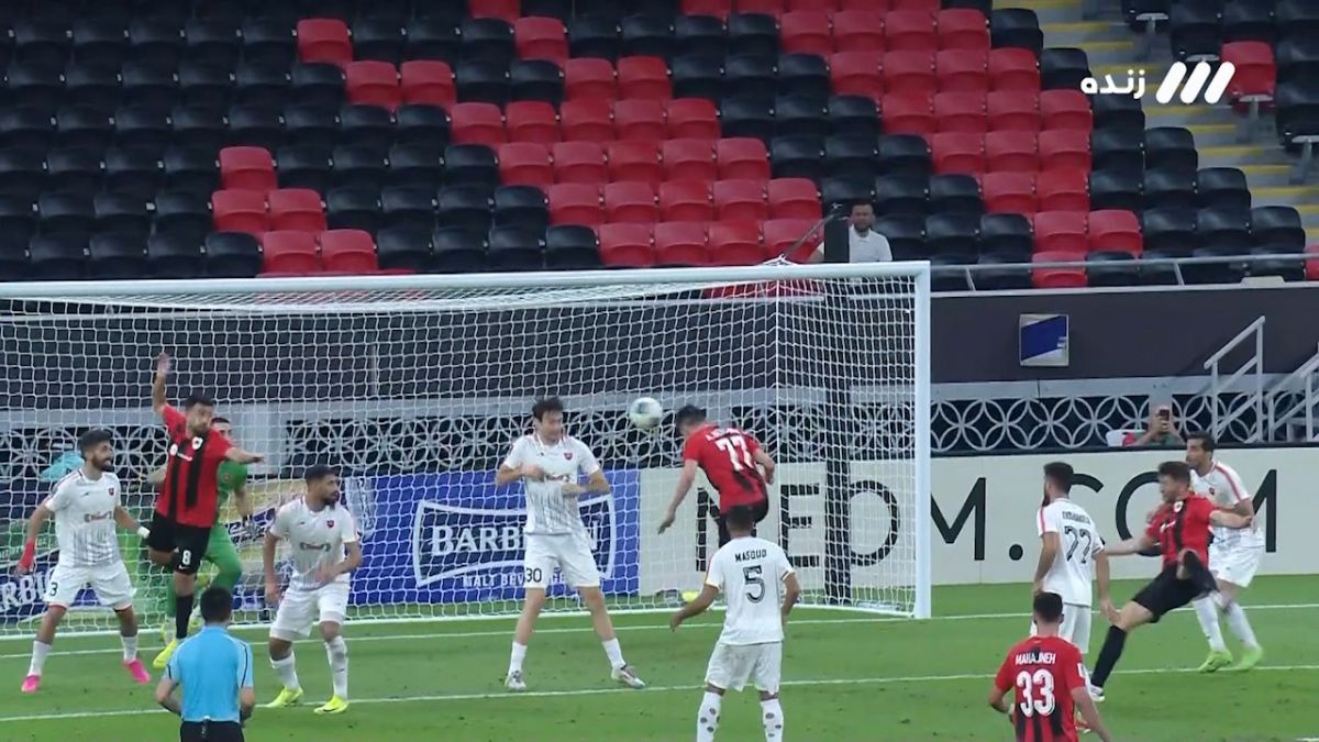 گل اول الریان به پرسپولیس (بنچارکی)