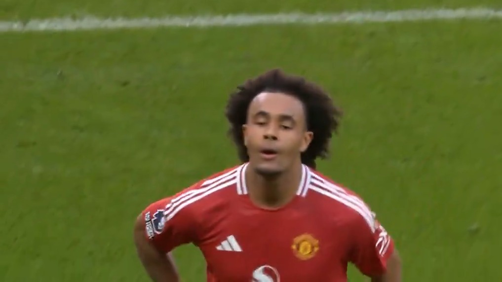 گل چهارم منچستریونایتد به اورتون (دبل زیرکزی)