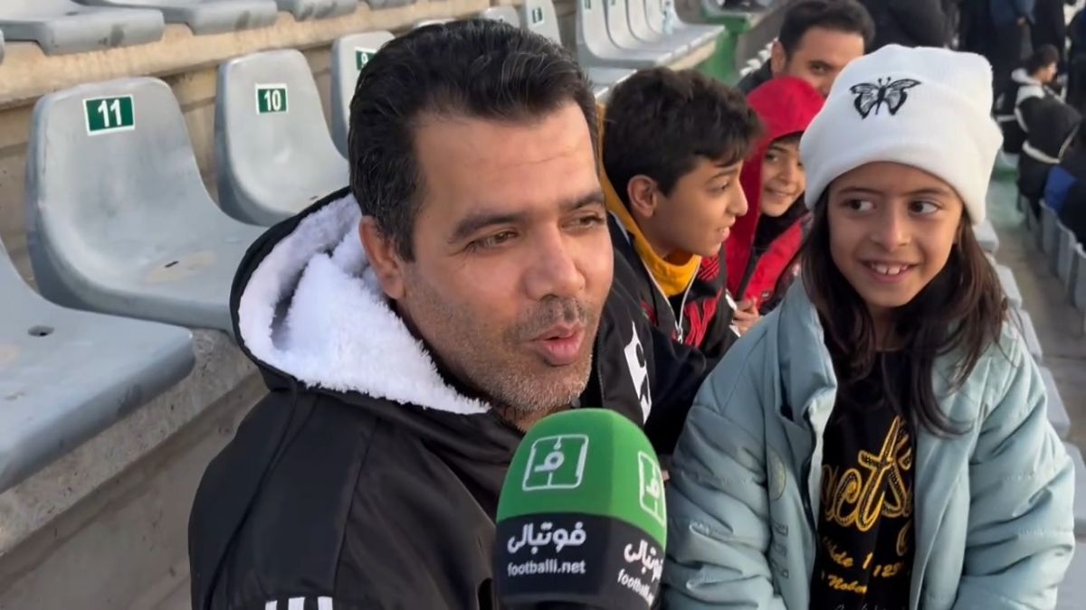 اختصاصی/ صحبت های هواداران آلومینیوم که در دمای 5 درجه این تیم را مقابل گل گهر تشویق می کنند