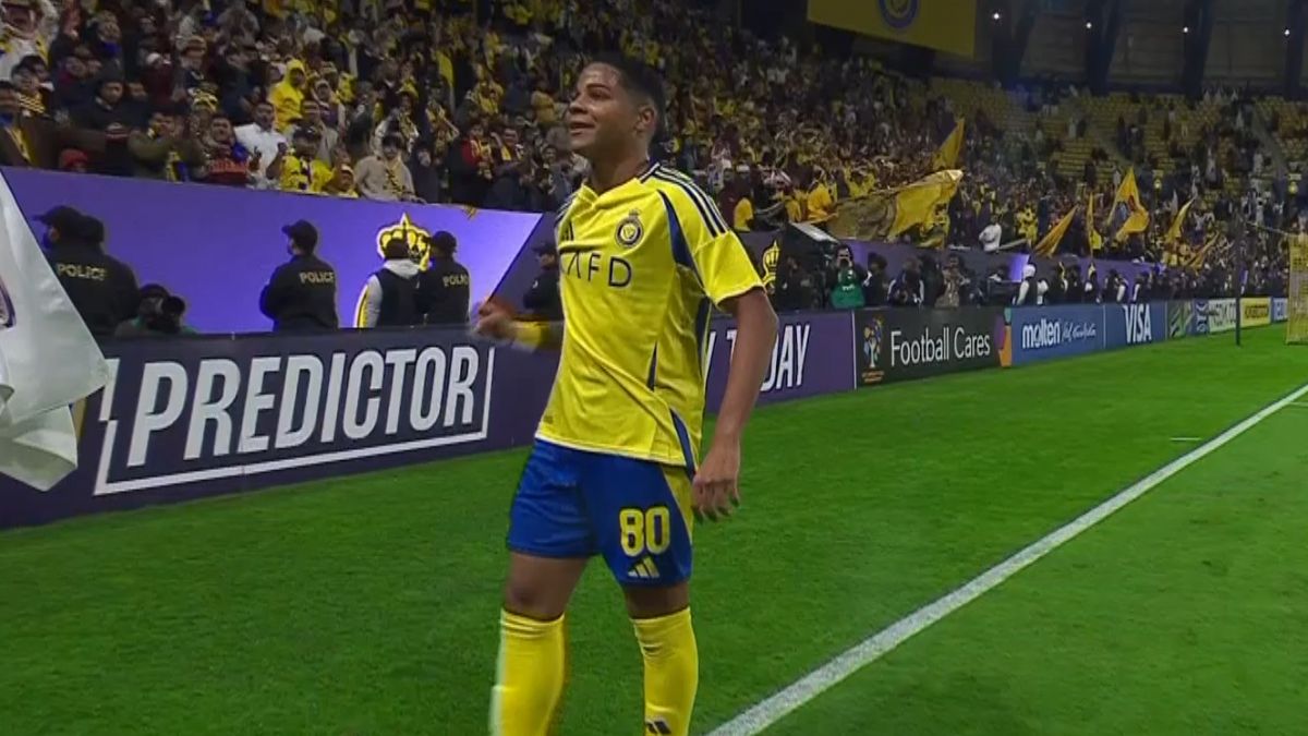 گل اول النصر به السد (گل به خودی سایس)