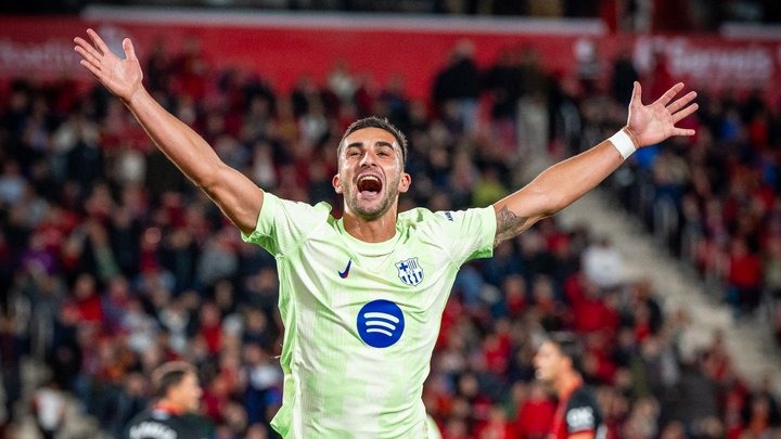 گل اول بارسلونا به مایورکا (فران تورس)