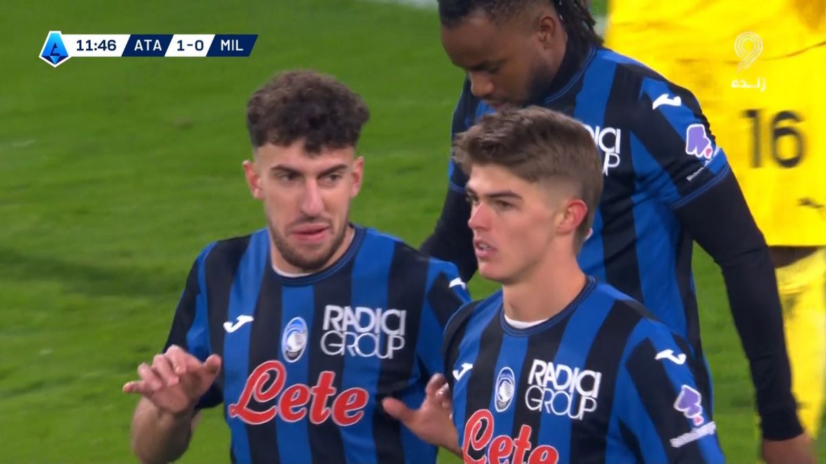 گل اول آتالانتا به میلان (دکتلار)