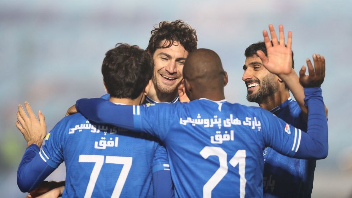 گل اول استقلال به مس کرمان (گوستاوو بلانکو)