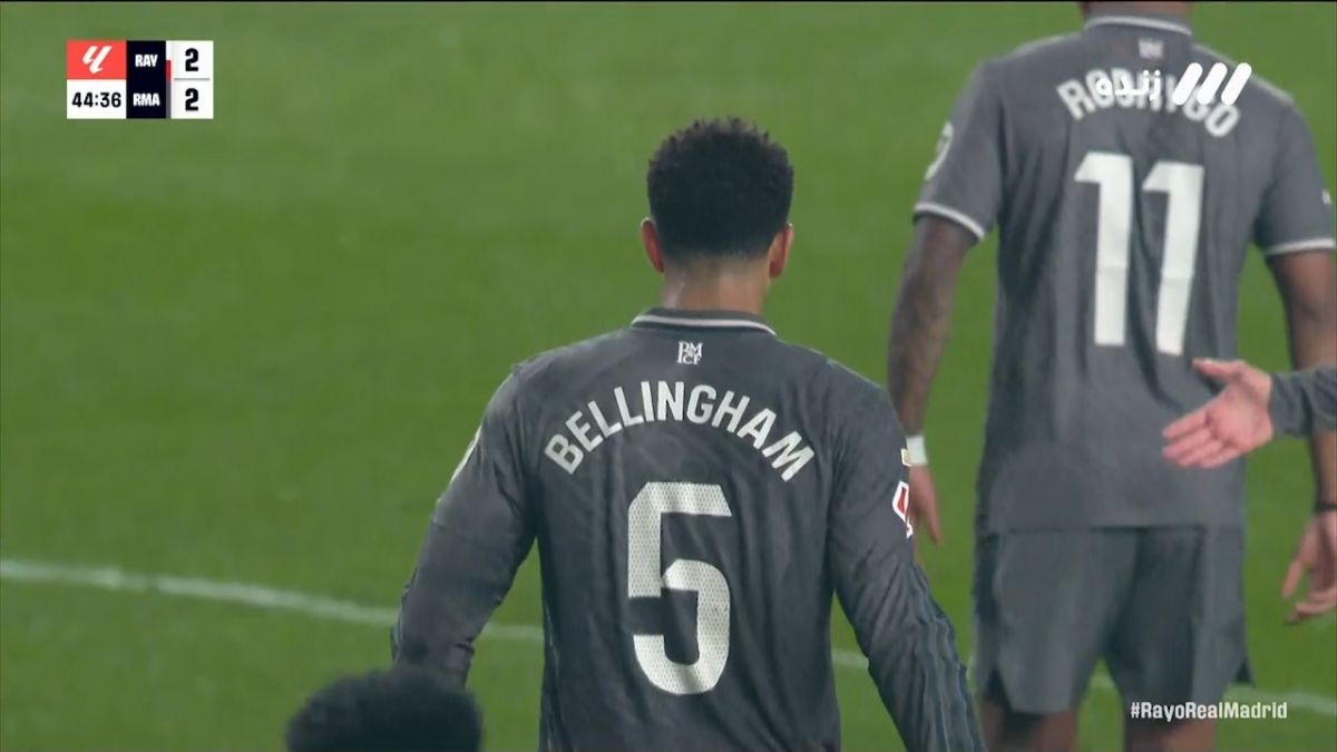 گل دوم رئال مادرید به رایووایکانو (بلینگام)