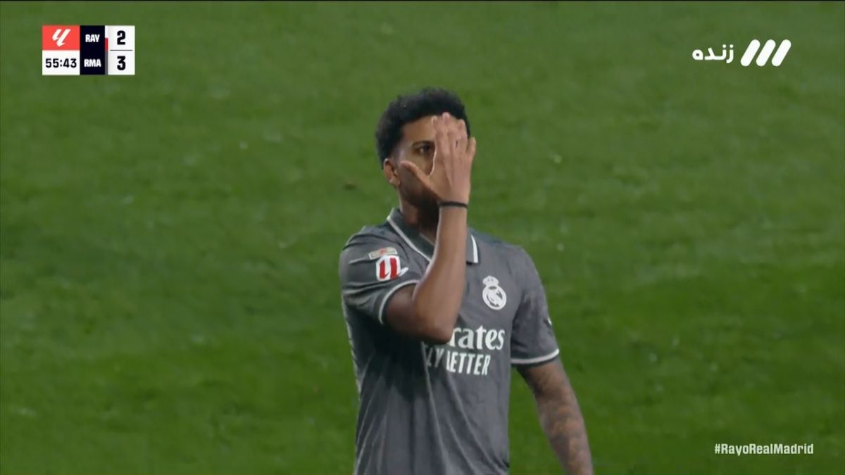 گل سوم رئال مادرید به رایووایکانو (رودریگو)