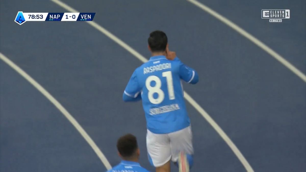 گل اول ناپولی به ونتزیا (جیاکومو راسپادوری)